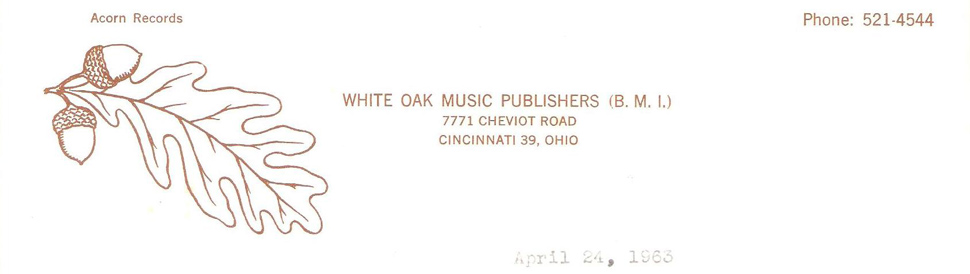 Acorn Records Letterhead