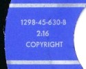 WLC 630 matrix numbers - 1967