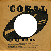 Coral Records - Manufacturer Sleeves